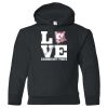 18500B Youth Heavy Blend Hooded Sweatshirt Thumbnail